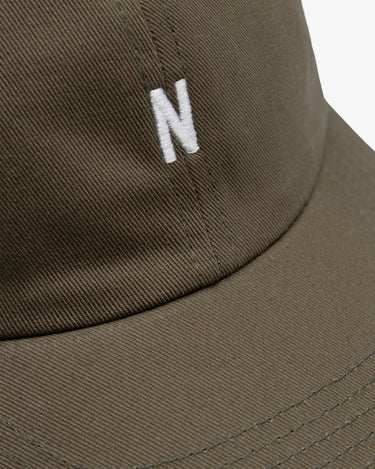 Norse Projects Twill Sports Cap Olive Night