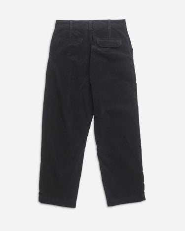 Norse Projects Volda Pleated Wide Wale Corduroy Trouser Navy N25-0487 