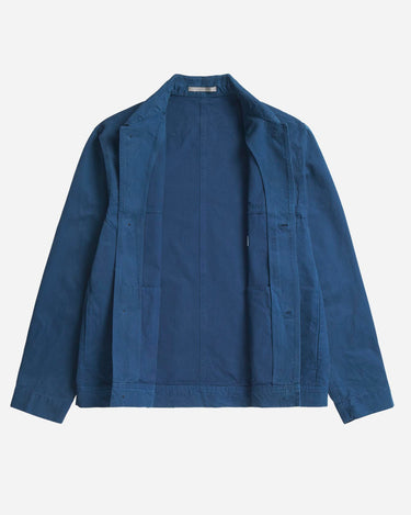 Norse project Marcus Canvas Overshirt Blue N40-0821