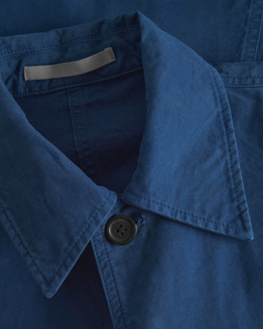 Norse project Marcus Canvas Overshirt Blue N40-0821