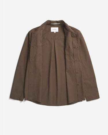 Hjalmer Solotex Twill Overshirt Chesnut