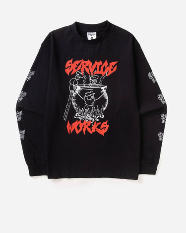 Service Works Boiling Point LS Tee Black