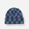 Service Works Chunky Check Beanie Navy