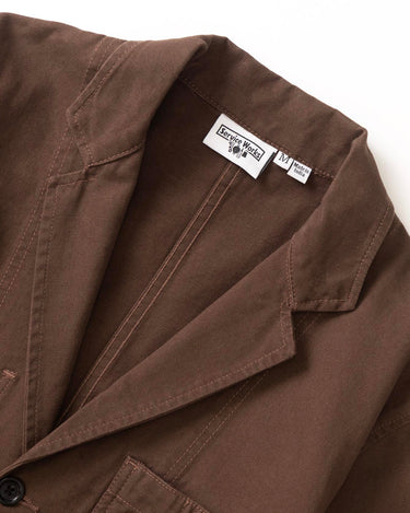 Service Works Twill Server Suit Jacket Brown
