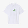 Staff T-shirt White Garment Washed