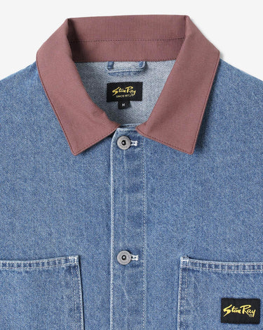 Stan Ray Coverall Jacket Denim Stone Washed