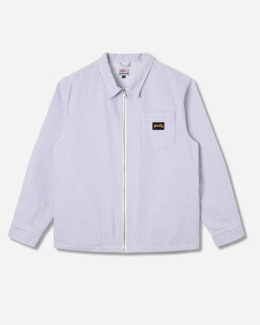 Stan Ray Zip Shirt Cosmic Purple Hickory