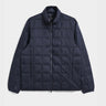 Taion Unisex Hi Neck W-Zip Down Jacket Navy