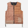 Taion x Universal Works Reversible Down Vest Black Check