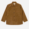Universal Works Bakers Overshirt Fine Cord Khaki