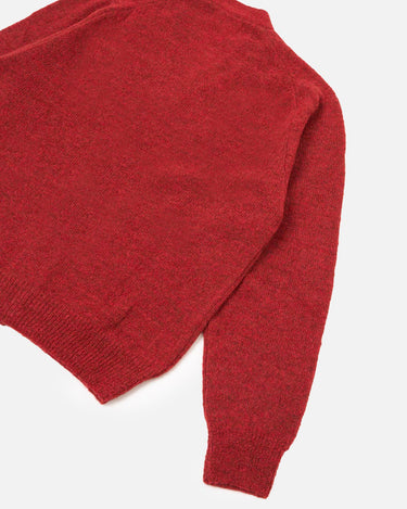 Universal Works David Cardigan Alpaca Knit Deep Orange