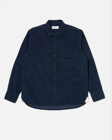 Universal Works Field Shirt Fine Cord Navy