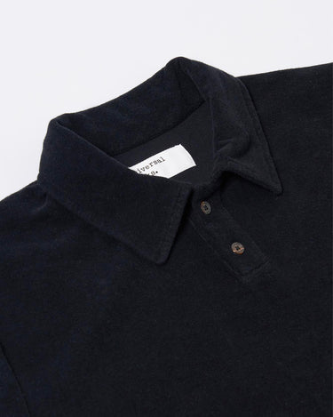 Universal Works Newlyn Polo Black