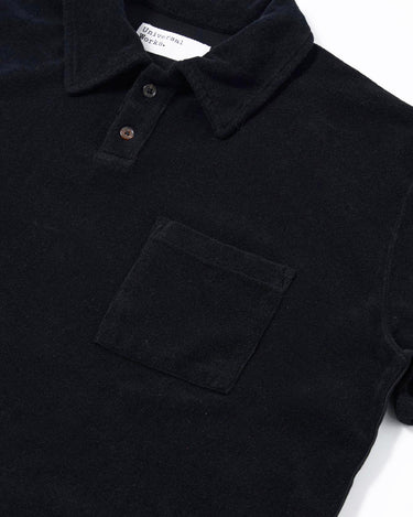 Universal Works Newlyn Polo Black