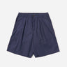 Universal Works Pleated Track Short Peached Poplin Navy
34151N