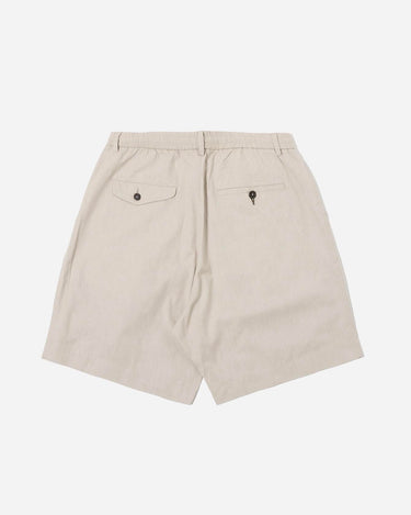 Universal Works Pleated Track Shorts Kennedy Stripe Brown 34150B