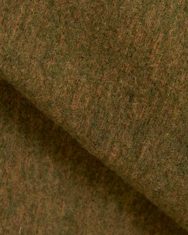 Universal Works Rams Jacket Wool Mix Knit Olive