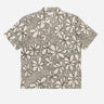 Universal Works Road Shirt Kantha Flower Ecru Black 34175E