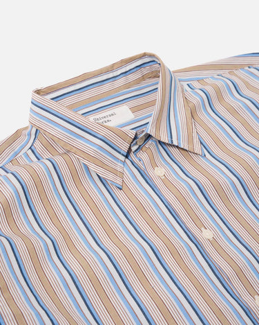 Universal Works Square Pocket Shirt Pop Multi Stripe