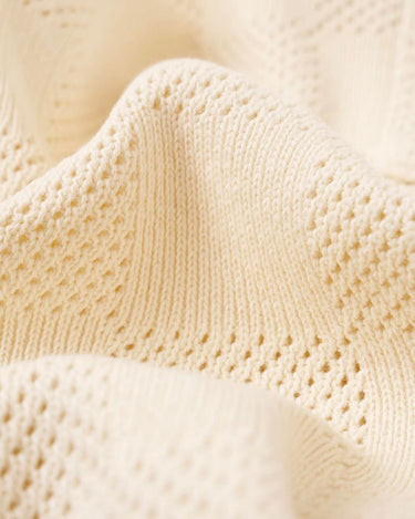 Universal Works Vacation Polo Fantasy Checkerboard Ecru 34410E