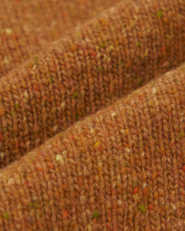 Universal Works Wool Fleck Langdale Cardigan Brown
