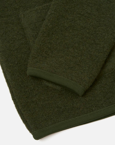 Universal Works Wool Fleece Cardigan Olive