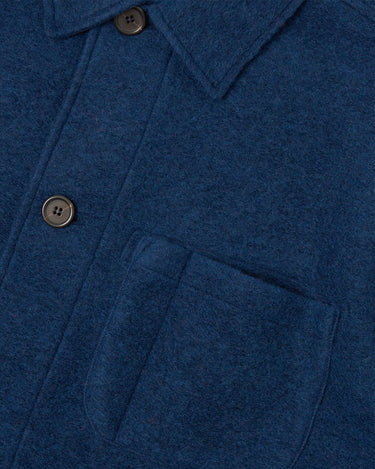 Universal Works Wool Fleece Field Jacket Indigo