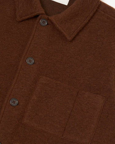 Universal Works Wool Fleece Uniform Jacket Cacao