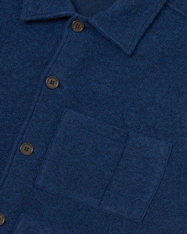 Universal Works Wool Fleece Uniform Jacket Indigo