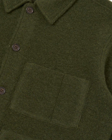 Universal Works Wool Fleece Uniform Jacket Olive