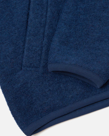 Universal Works Wool Fleece Zip Bomber Indigo