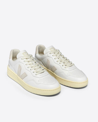 Veja W V90 White Leather Natural