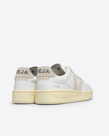 Veja W V90 White Leather Natural