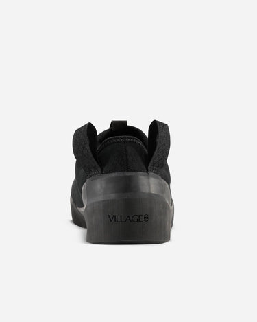 Village PM 1PM Black Black Leather Suede