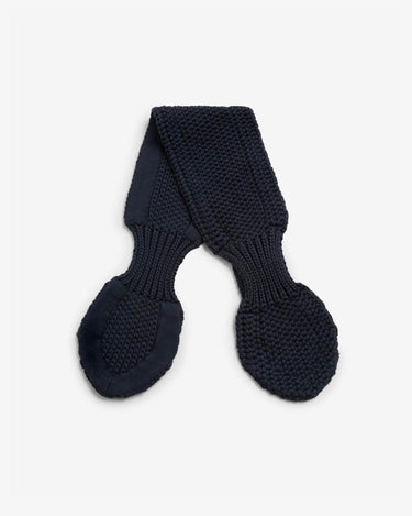 YMC Slotted Scarf Navy