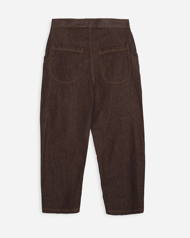 You Must Create Twisted Seam Trouser Brown Denim P4BAM20