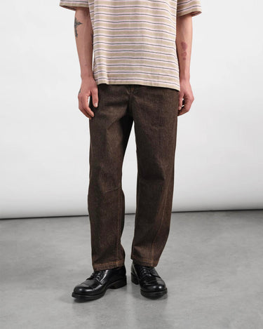 You Must Create Twisted Seam Trouser Brown Denim P4BAM20