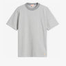 armor-lux-Bio Gots Tee Striped Misty Grey Milk 59643_QDW