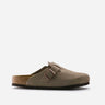 Birkenstock soft bed taupe suede narrow