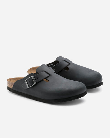birkenstock boston oiled leather black 