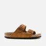 birkenstock unisex arizona sandal suede mink color