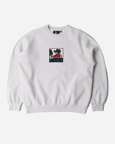 By Parra Long lost leg crew neck  Grey Heather