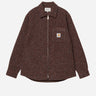Bellamy Check shirt Jacket Tobacco