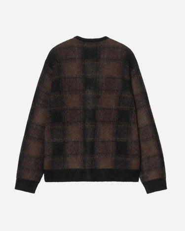 carhartt Everson Cardigan Jacquard Black Palisander