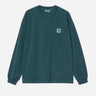 carhartt L/S Vista T-Shirt Deep Lagoon