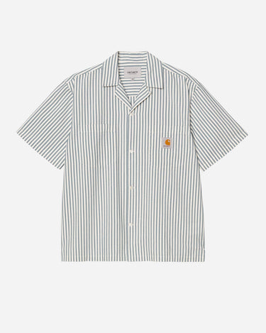carhartt Leavel Shirt Blue River Wax I036203_3K5_XX