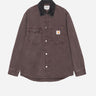 carhartt Mitch Shirt Jacket Palisander Black
