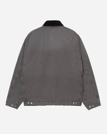 carhartt OG Detroit Jacket Graphite Black Stone Canvas