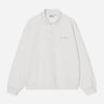 carhartt WIP Label Polo Sweat Ash Heather Grey style ref. I036349_482_XX