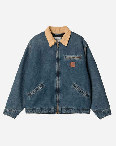 carhartt wip OG Detroit Jacket Smith Denim Blue stone washed
